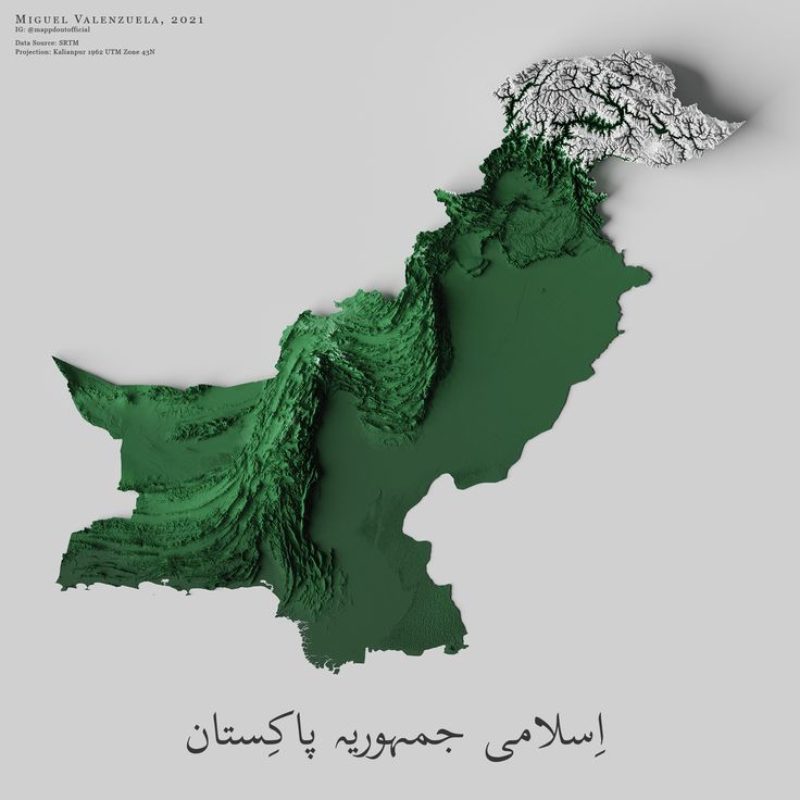 Pakistan map